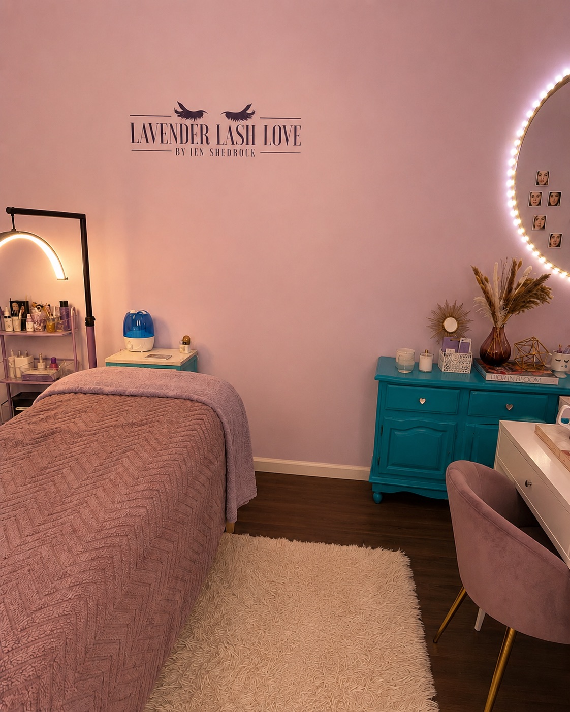 Lavender Lash Love appointment studio