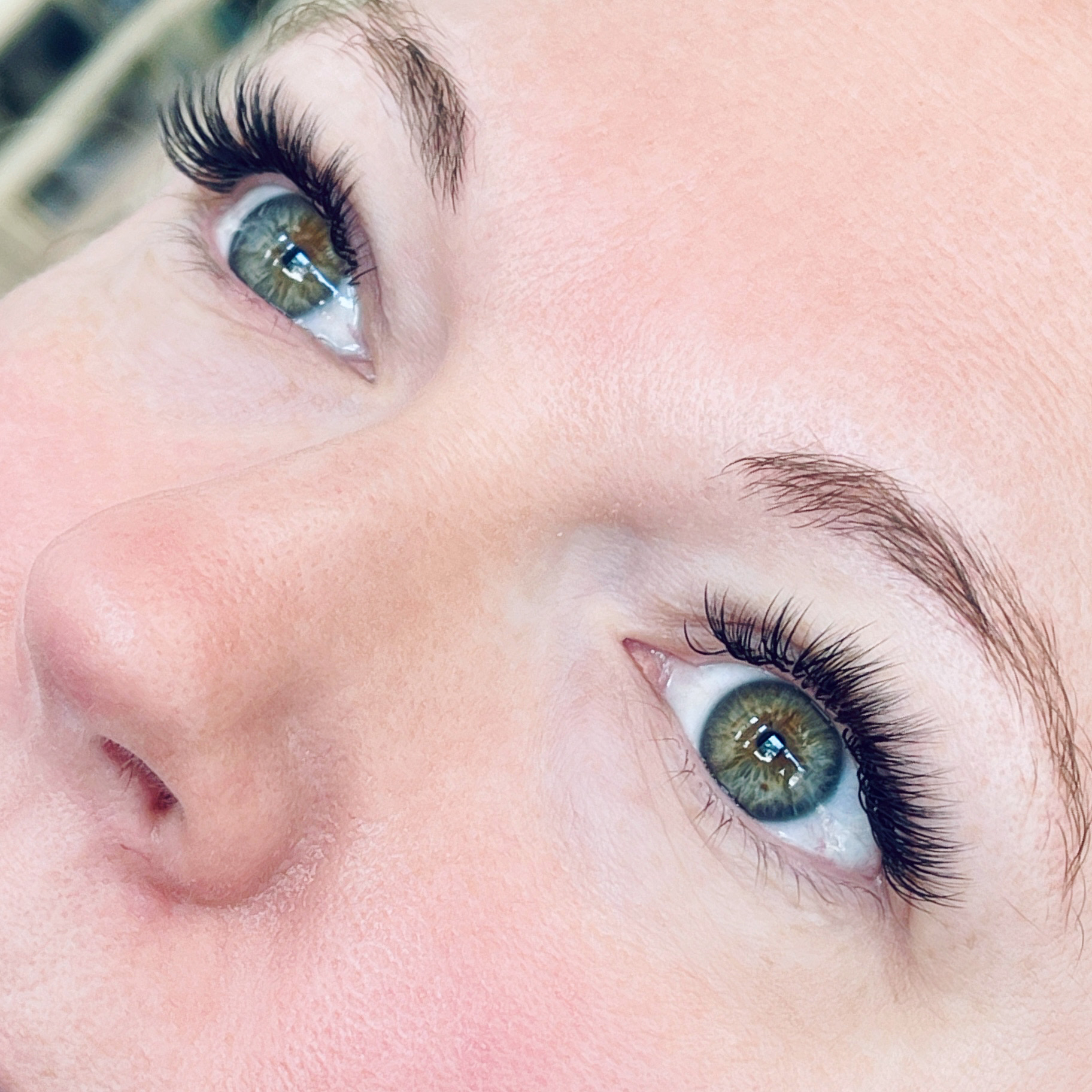 Close-up lash artistry study